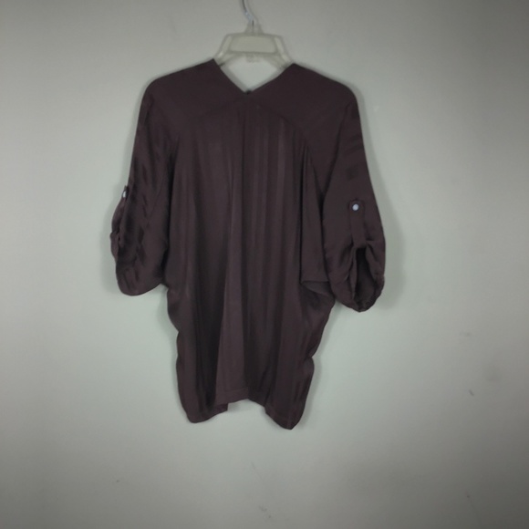 Anthropologie Tina +Jo Stripe Satin Kimono. - Picture 3 of 6